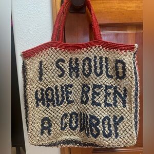 “I should have been a cowboy” tote by The Jackson